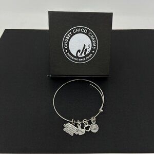 Chubby Chicos Charms You’re Braver That You Belive  Silver Charm Bracelet